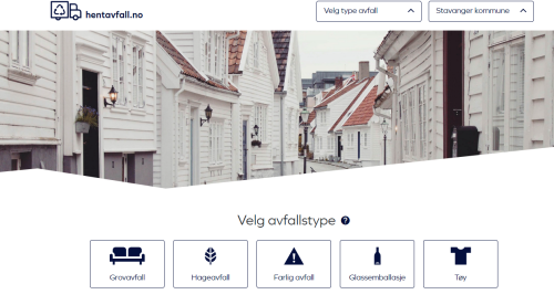 Slik bestiller du henting av avfall guide image